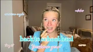 back to school haul 2024!! *freshman year*