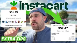 I just discovered how to get extra tips with Instacart