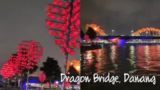 DRAGON AND LOVE LOCK BRIDGE AT DANANG, VIETNAM CAMBODIA TOUR, PART - 12