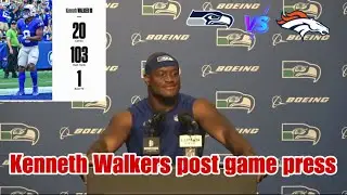Kenneth Walker on his big vs Broncos