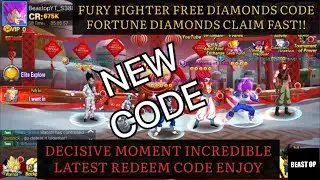 Fury Fighter Free Diamonds New Redeem Code Rebirth Fierce Combat Code - Fury Fighter 2 April Code