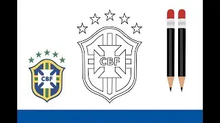 Como desenhar o escudo da seleção brasileira
