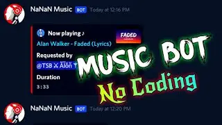 How To Make Discord Music Bot No Coding ✌️| Discord.js
