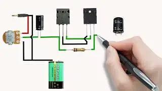 How to Make Simple Amplifier with 2 Transistor | Very cheap coast circuit #diy #electronic