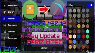 TOOLBOX FOR MCPE 1.20.12 INFINITE PREMIUM X-RAY UPDATE BY FARIZ MCPE
