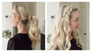 Two New Years Eve Hairstyles | Q’s Hairdos | Tessi’s Turn