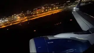 Delta Airlines A321neo Late Night Departure from Atlanta