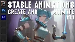 Anime Character Design and Animation: A Stable Diffusion, Photoshop and After Effects Tutorial | Pt1