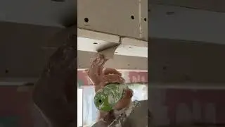 🔥 Idea para Pequeñas Juntas en Paneles de Drywall #shorts #drywall