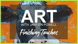 Painting a Cow - Painting the Nose & Eyes - Part 5 of 5