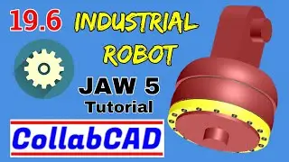 Industrial Robot Assembly - Jaw 5 Tutorial || CollabCAD