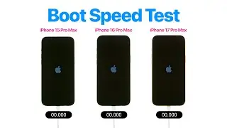 Boot Speed Test: iPhone 17 Pro Max vs iPhone 16 Pro Max vs iPhone 15 Pro Max