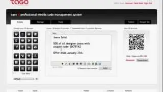 Text Note QR Code Generator | TAGO