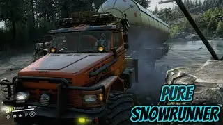 Setting up Generator Locations in Black Badger Lake  Map  on Snowrunner (Part 1)