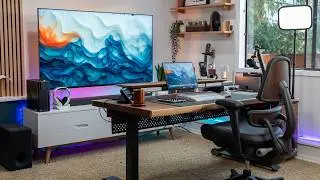 The DREAM Desk Setup & Studio Tour 2025 - Ultra Clean & Modern!