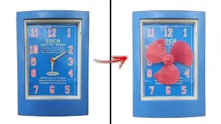 How To Make Fan From Old Clock | Clock Fan | Watch Fan