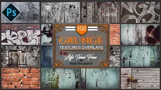 100 Grunge Textures Overlays & Background Free Download