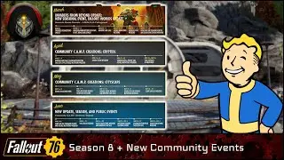 FALLOUT 76 | Season 8 Features & New Community Calendar.