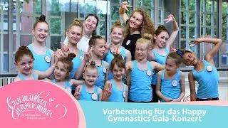 Vorbereitung für das Happy Gymnastics Gala-Konzert