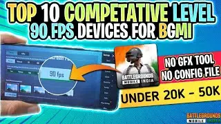 Top 10 Gaming Phones With 90 FPS Output by default in BGMI | 90 fps Supported Devices in BGMI