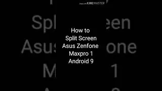 How to Split Screen - Asus Zenfone Maxpro 1 ~ Android 9 - Asus_X00TDB/ ZB602KL| ⚜️ MOBILE ZONE ⚜️