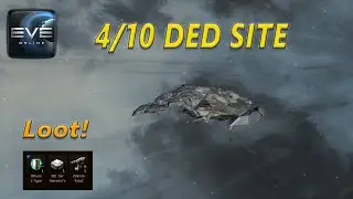EVE Online - One of my first 4/10 Guristas Scout Outpost DED Site in the Gila!