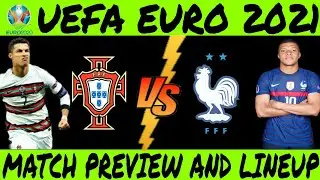 Portugal Vs France Match Preview Euro Cup 2021 | Lineup | Prediction | W5 sports channel | CR7 | AG7