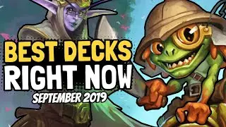 The BEST DECKS TO CLIMB This Season! (September 2019) | Saviors of Uldum | Hearthstone