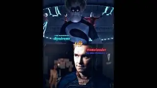 Syndrome Vs Homelander | The Incredibles Vs The Boys