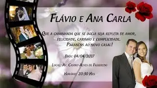 Efeito Convite de Casamento Adobe Photoshop