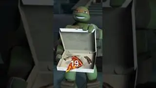 a turtle isn’t complete until he has his pizza 🍕 | Teenage Mutant Ninja Turtles 