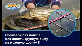 A float rod without the show. How to catch big fish with a pole rod?!