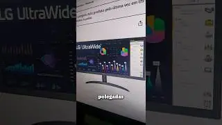O monitor mais BARATO que tem na internet ( ULTRAWIDE )  #monitorgamer #edição #shorts