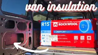 Rockwool Van Insulation Camper Van Ford Econoline E150 Van Conversion