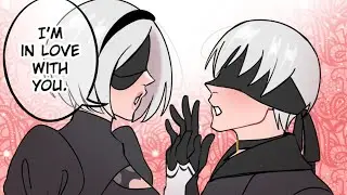 Light Flirting (NieR Automata Comic Dub)