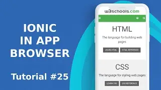 Ionic in app browser
