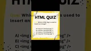 HTML QUIZ #html #shorts