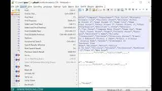 How to extract email addresses from text file in few steps with Notepad++