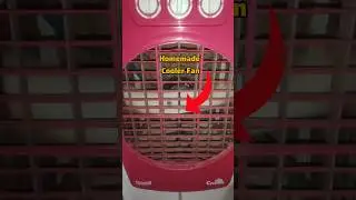 Homemade Cooler Fan 🤯💡 #coolerfan #ideas #diy #experment
