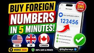 How To Buy USA, UK & Canada Numbers For SMS Verification (2026)