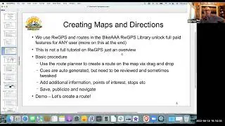 Creating Routes and Using Electronic Navigation For Cycling