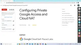 Configuring Private Google Access and Cloud NAT 