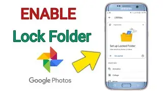 How to enable lock folder in google photos | Google photos main lock folder kaisey show kare