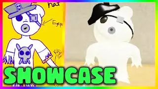 *NEW* GHOSTY SKIN SHOWCASE!! (Roblox Piggy GHOSTY )