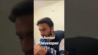 Senior Developer VS Junior developer #programming #coder #developer