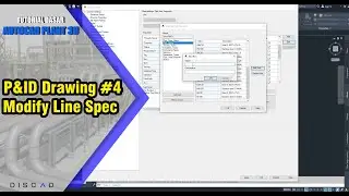 Autocad P&ID Drawing - Modify Line Spec #04