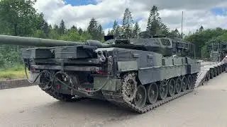 LEOPARD 2A7 TANK  start up and engine sound - LEOPARD 2 ENGINE SOUND