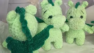 2 часть МК дракошки . Вяжем крючком дракошку