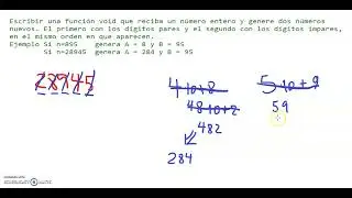 separa en pares e impares en lenguaje c