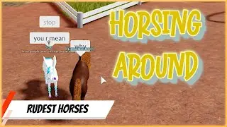 THE MEANEST HORSES ON ROBLOX! | Roblox Trolling